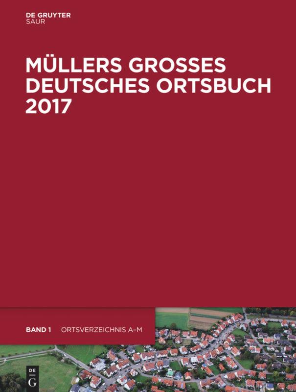Vorderes Coverbild Müllers Großes Deutsches Ortsbuch 2017