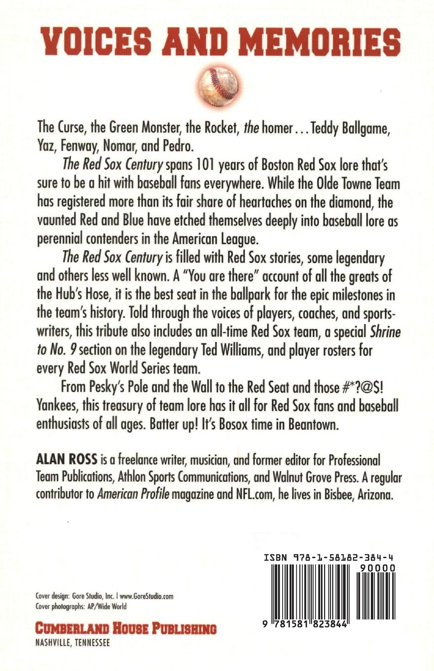 Rückseitencover The Red Sox Century