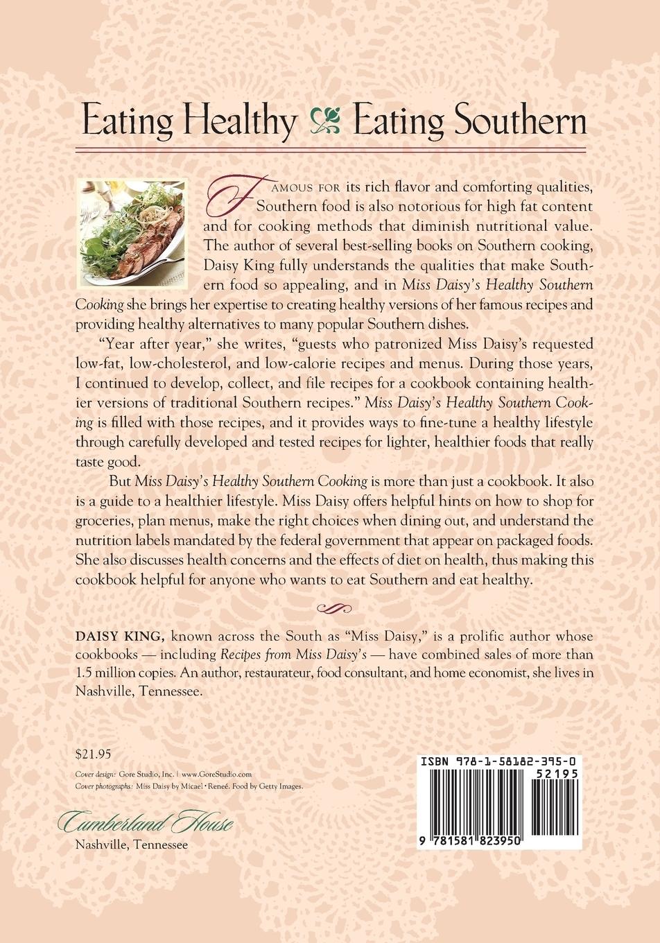 Rückseitencover Miss Daisy's Healthy Southern Cooking