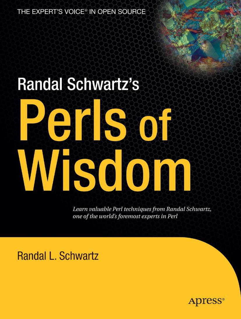 Vorderes Coverbild Randal Schwartz's Perls of Wisdom