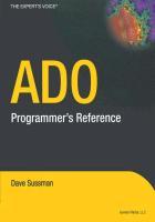 Beispielinhalt (Bild) ADO Programmer's Reference