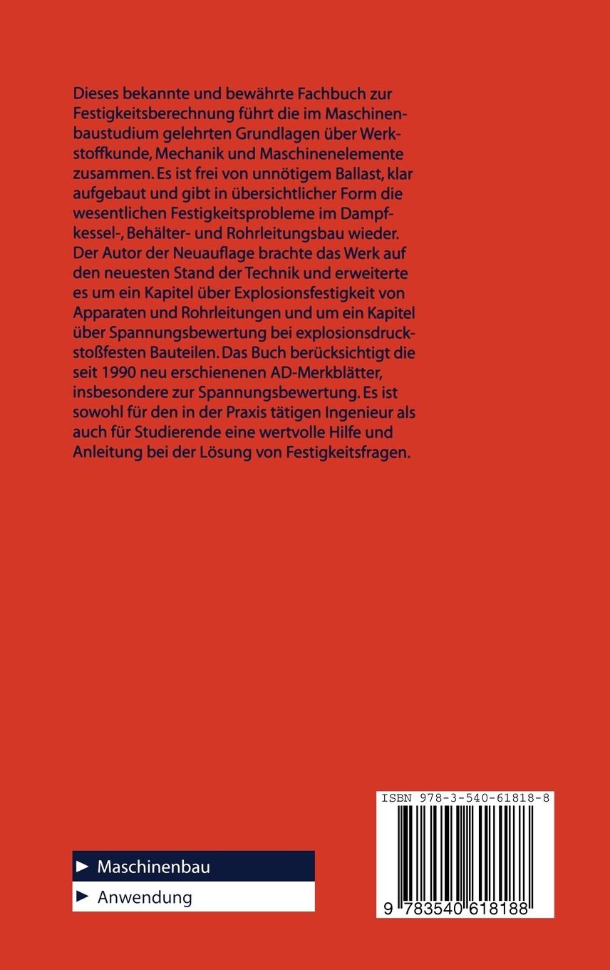 Rückseitencover Festigkeitsberechnung