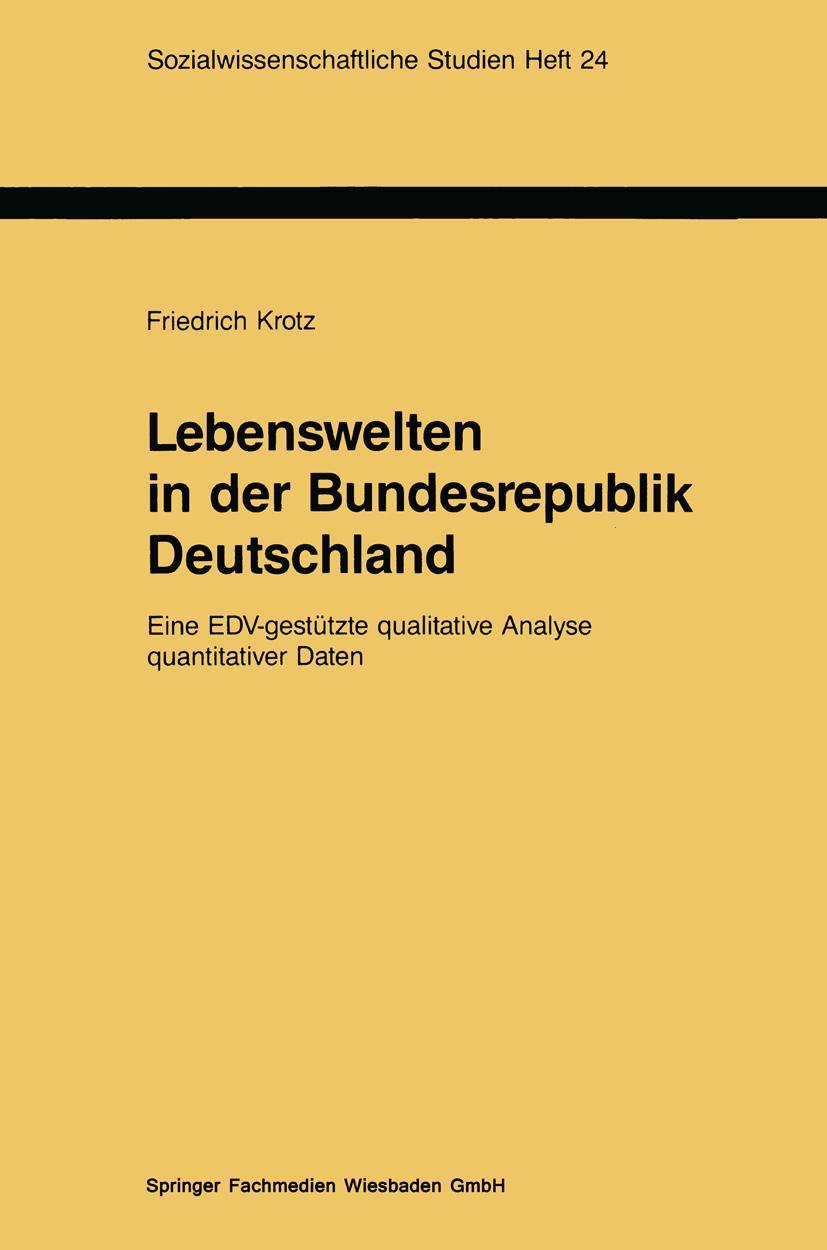 Vorderes Coverbild Lebenswelten in der Bundesrepublik Deutschland