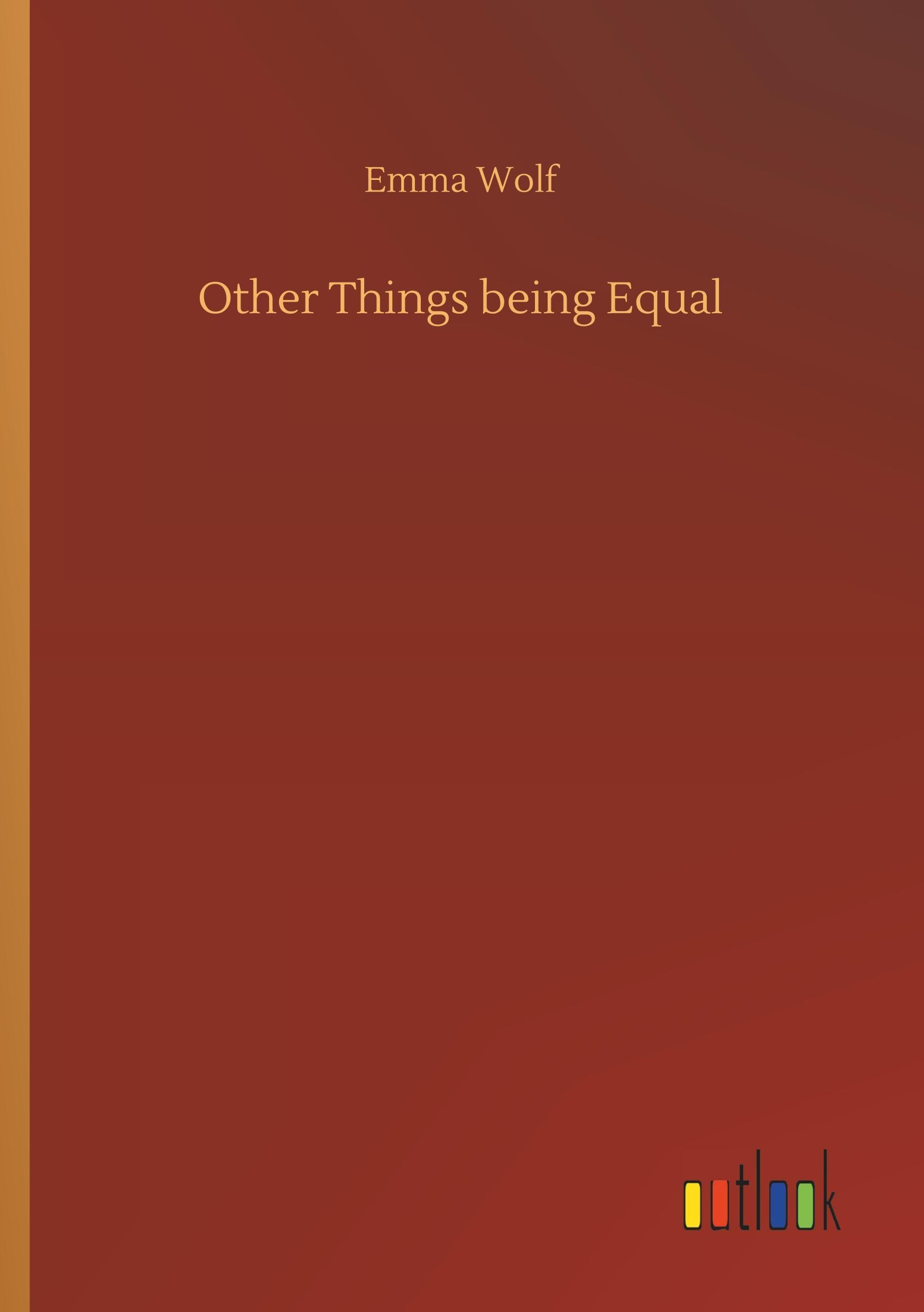 Vorderes Coverbild Other Things being Equal