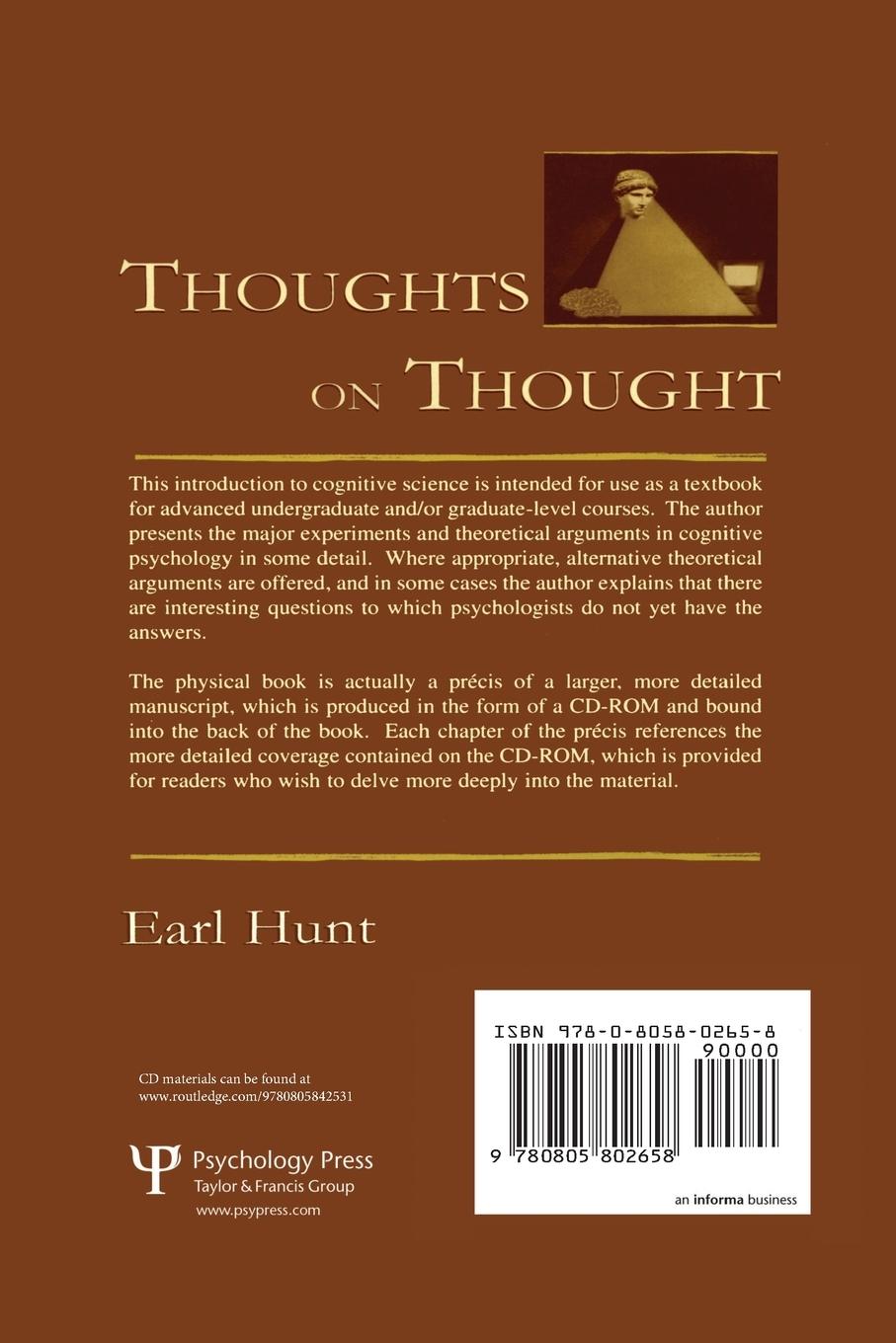 Rückseitencover Thoughts on Thought