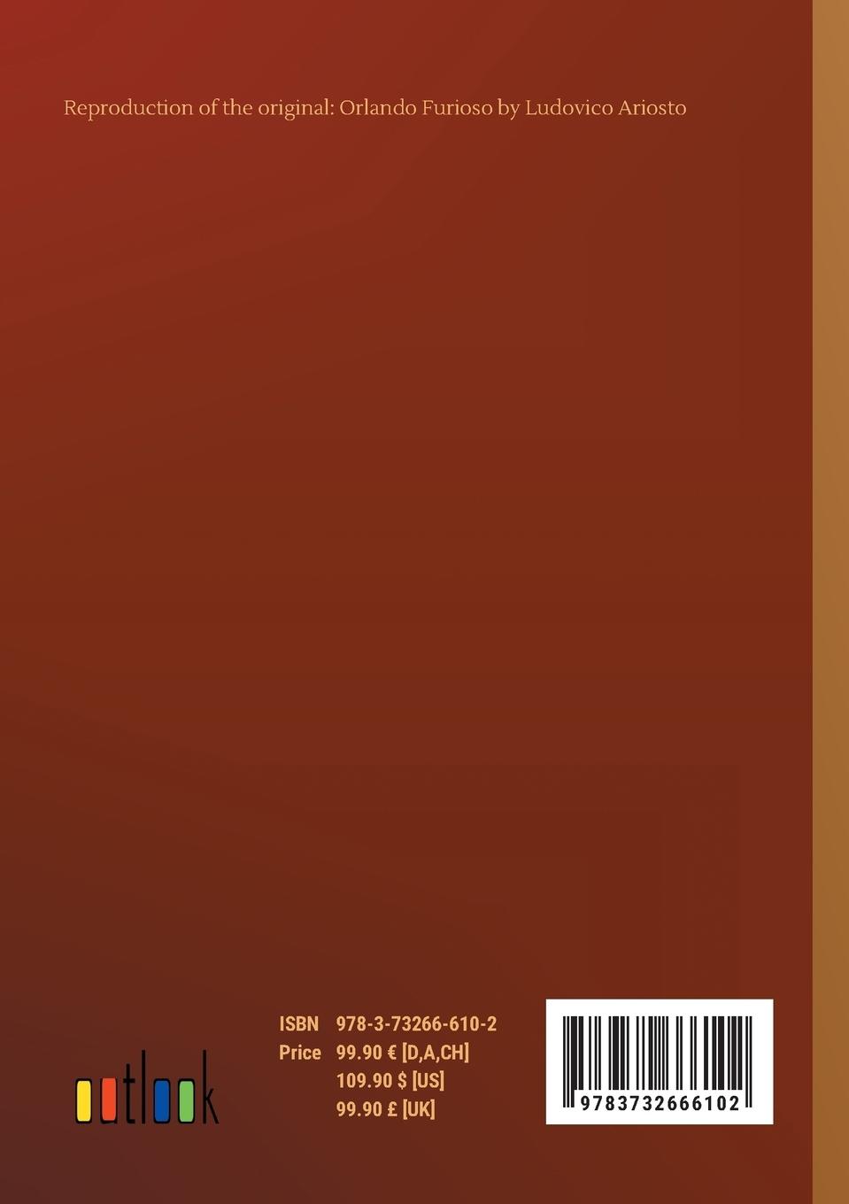 Rückseitencover Orlando Furioso