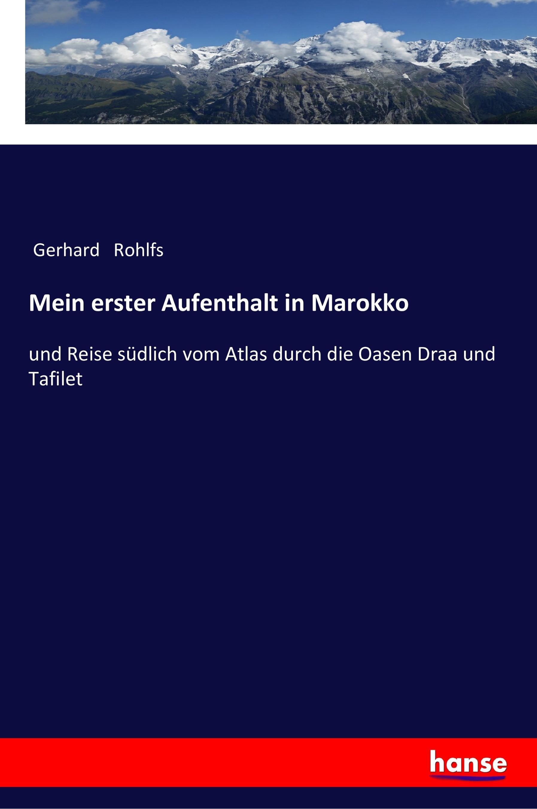 Vorderes Coverbild Mein erster Aufenthalt in Marokko