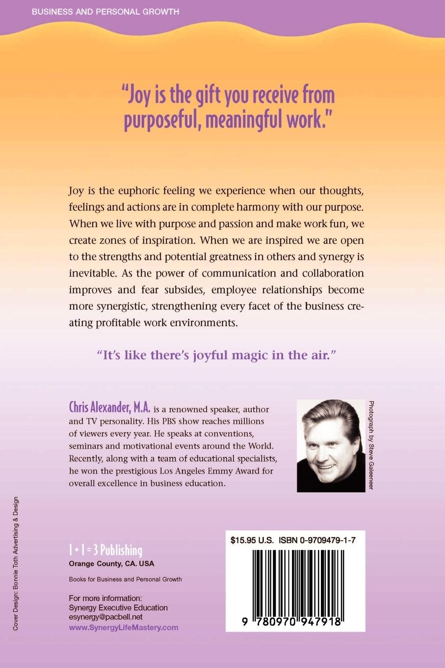 Rückseitencover Joy in the Workplace