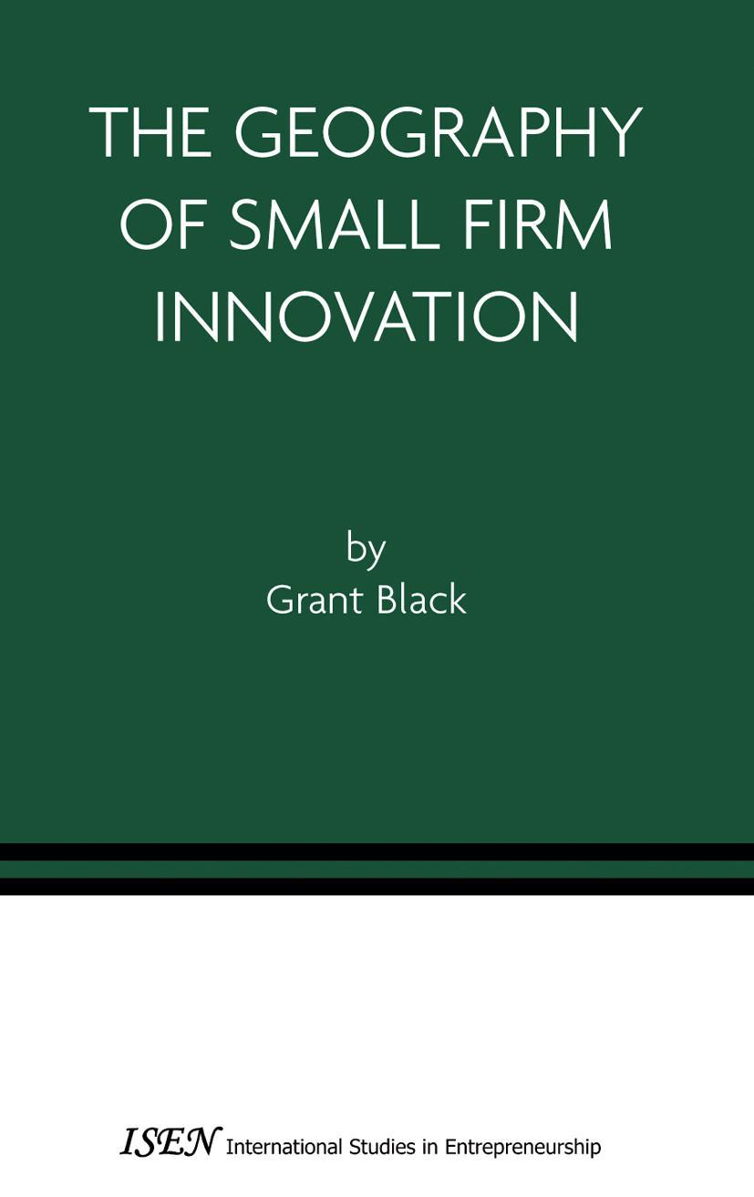 Vorderes Coverbild The Geography of Small Firm Innovation