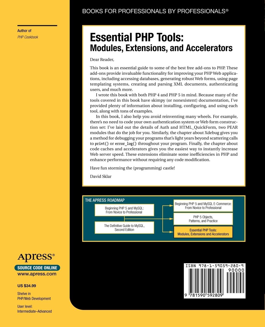 Rückseitencover Essential PHP Tools