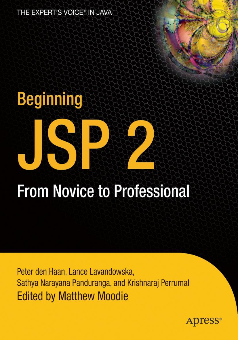 Vorderes Coverbild Beginning JSP 2