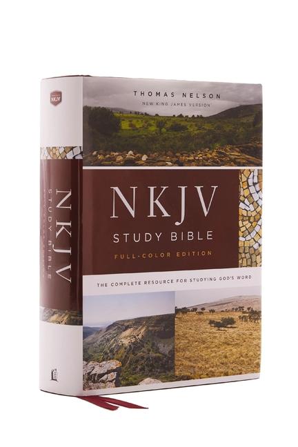 Vorderes Coverbild NKJV Study Bible, Hardcover, Full-Color, Red Letter Edition, Comfort Print