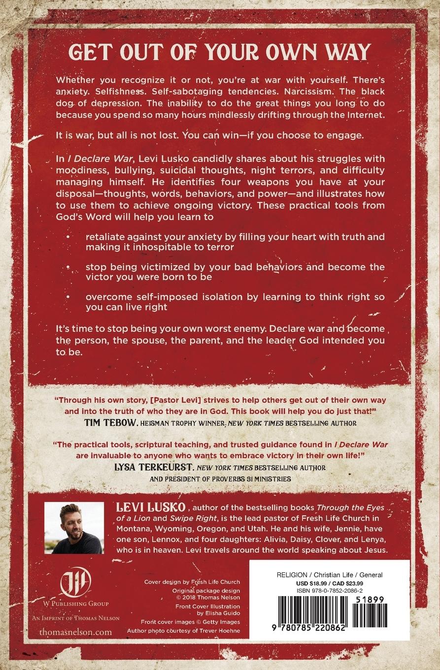 Rückseitencover I Declare War