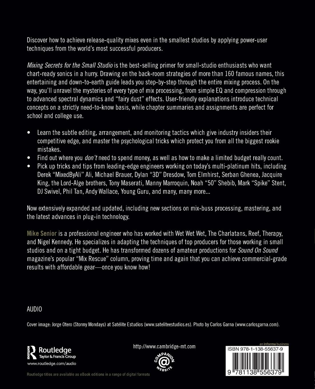 Rückseitencover Mixing Secrets for the Small Studio