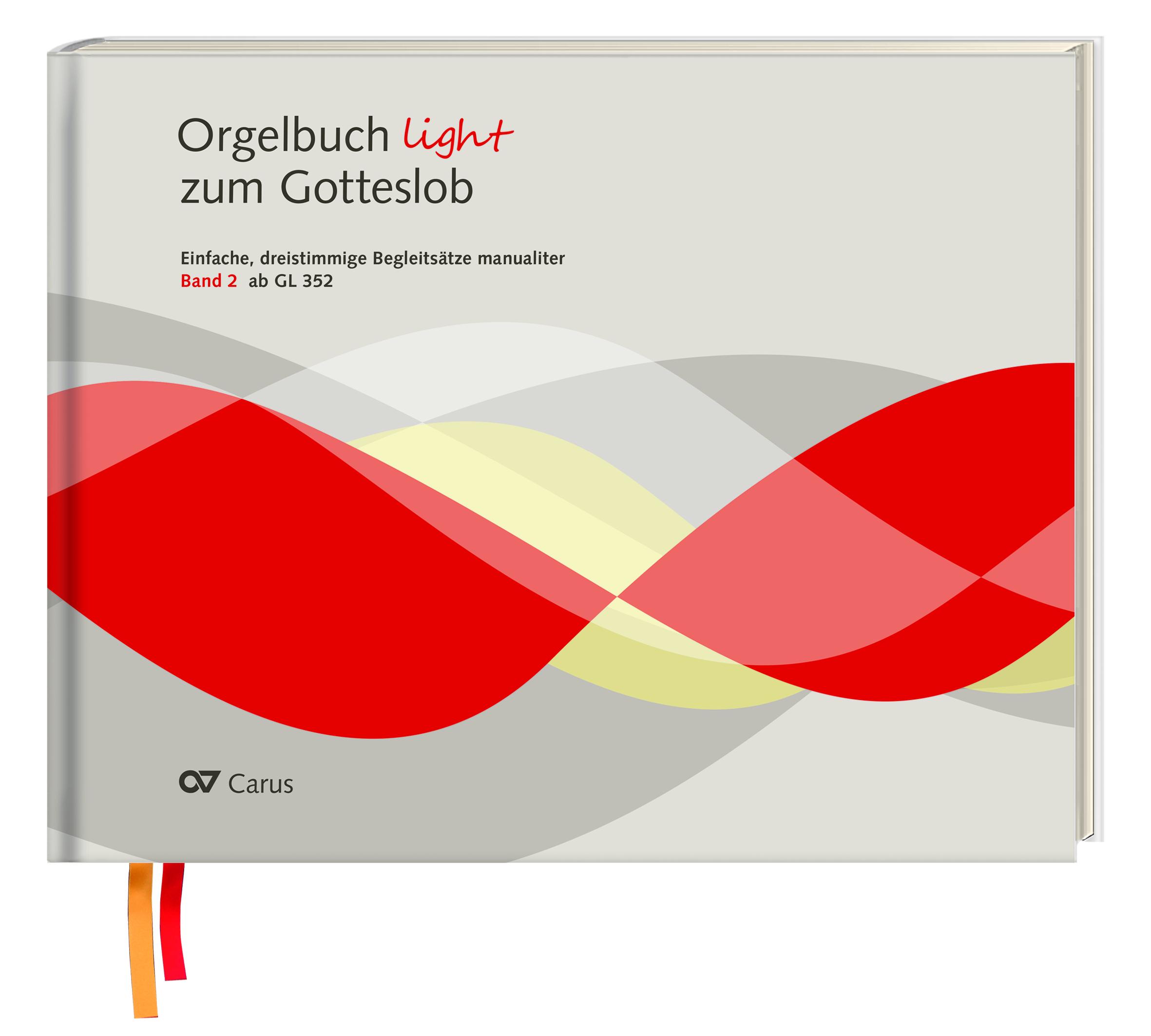 Vorderes Coverbild Orgelbuch light zum Gotteslob