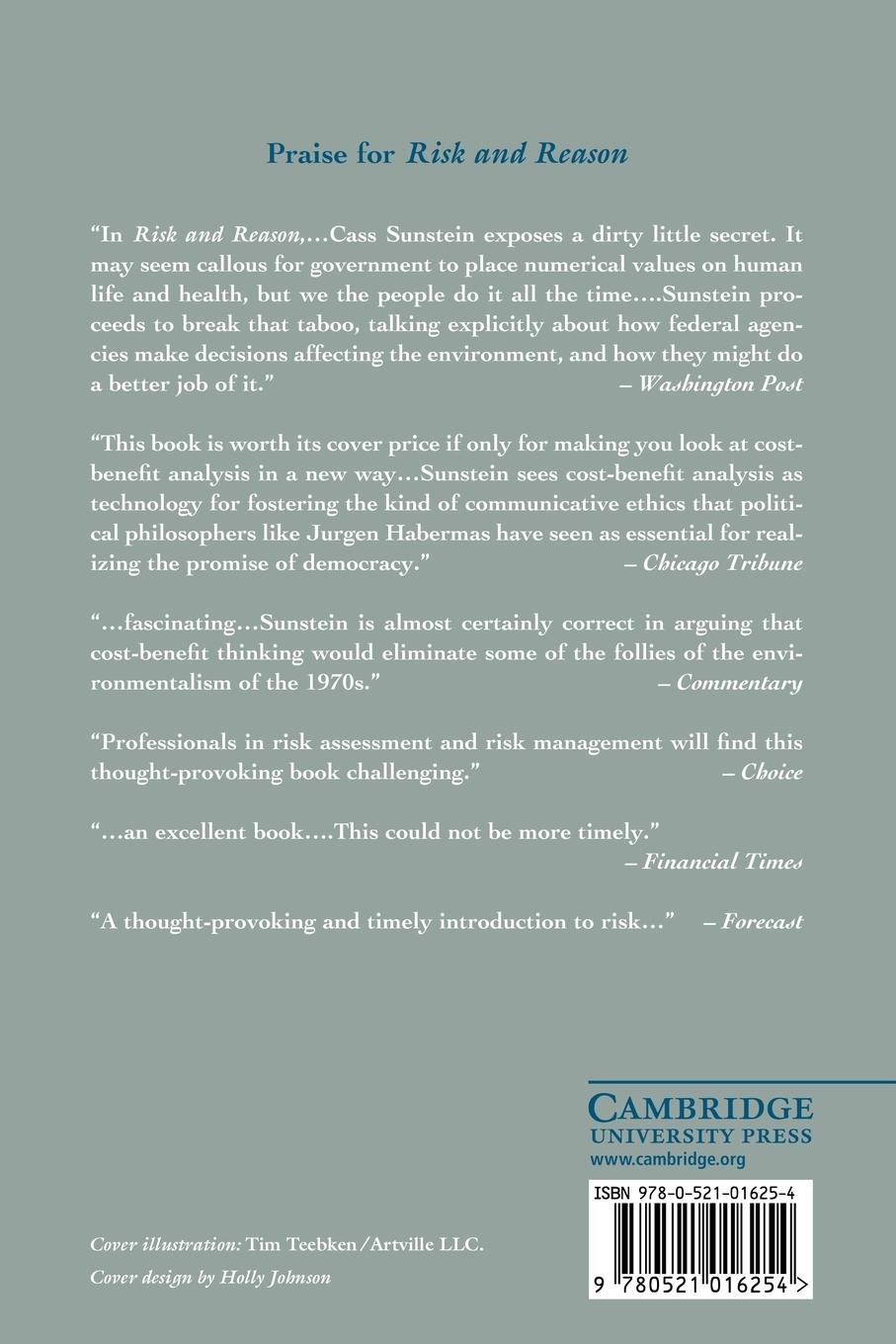 Rückseitencover Risk and Reason