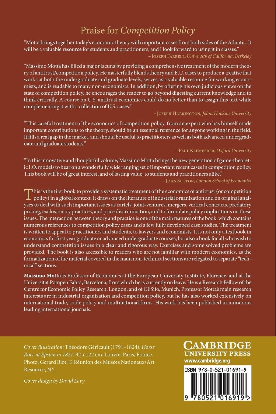 Rückseitencover Competition Policy