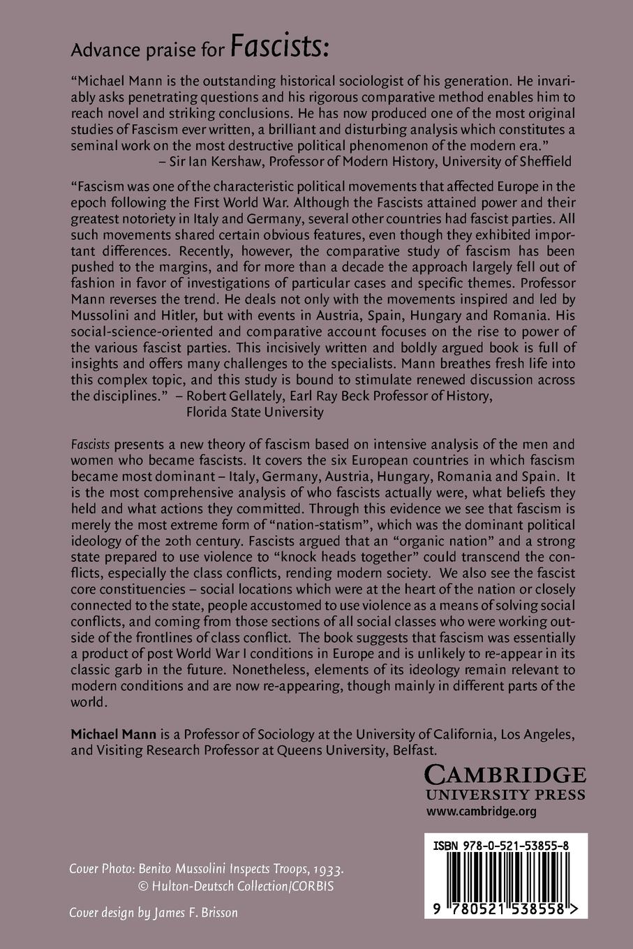 Rückseitencover Fascists