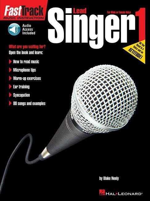 Vorderes Coverbild Fasttrack Lead Singer Method Book 1 Book/Online Audio