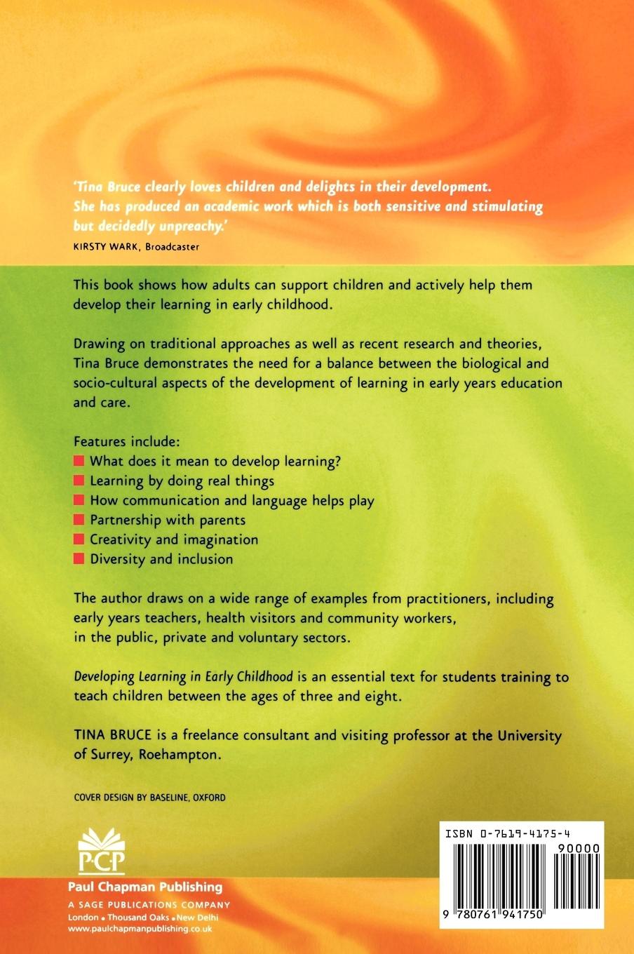 Rückseitencover Developing Learning in Early Childhood