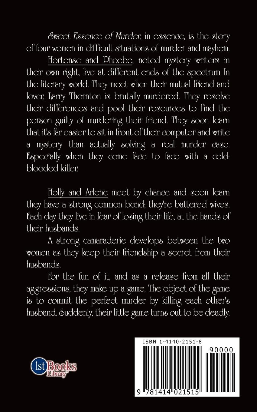 Rückseitencover Sweet Essence of Murder