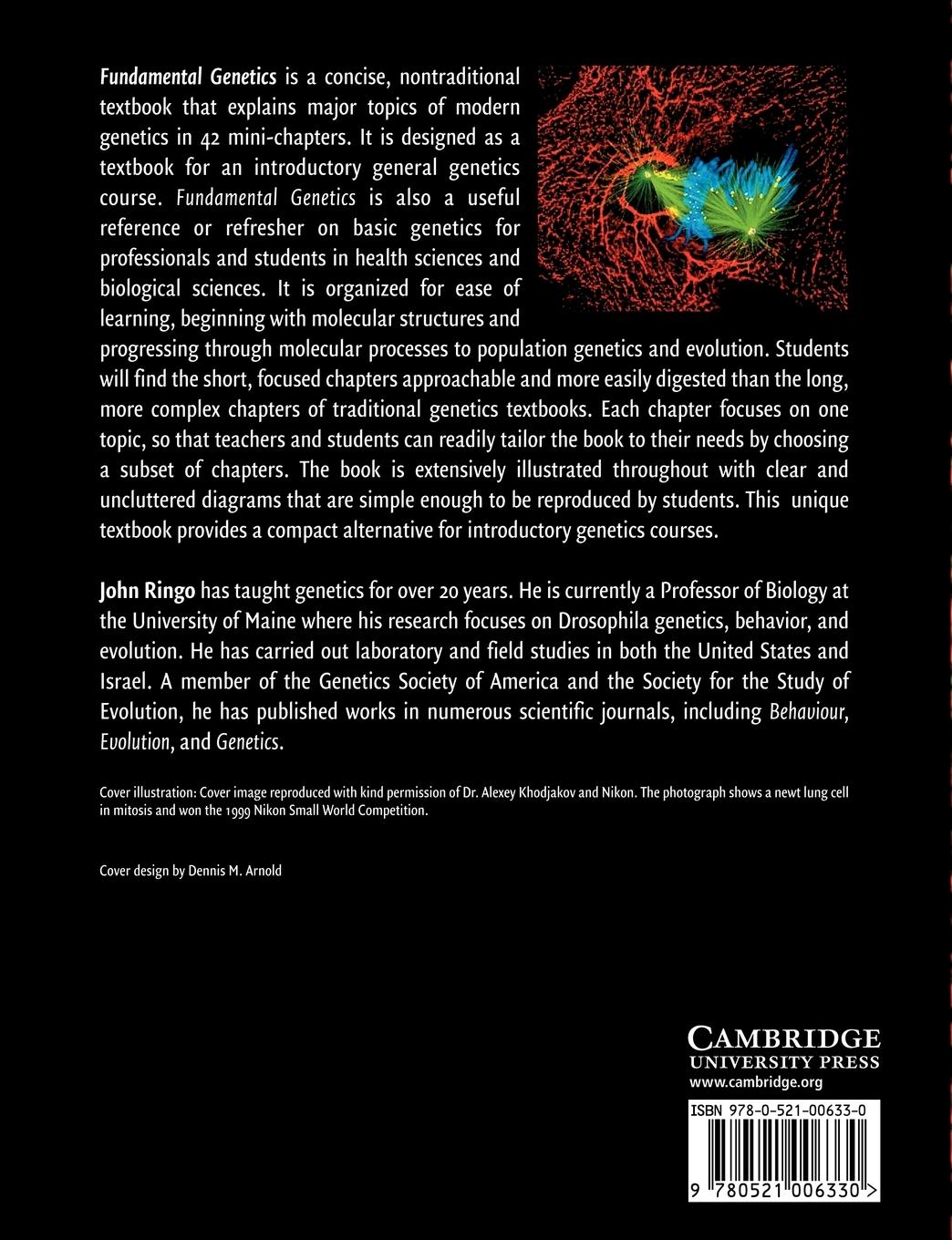 Rückseitencover Fundamental Genetics