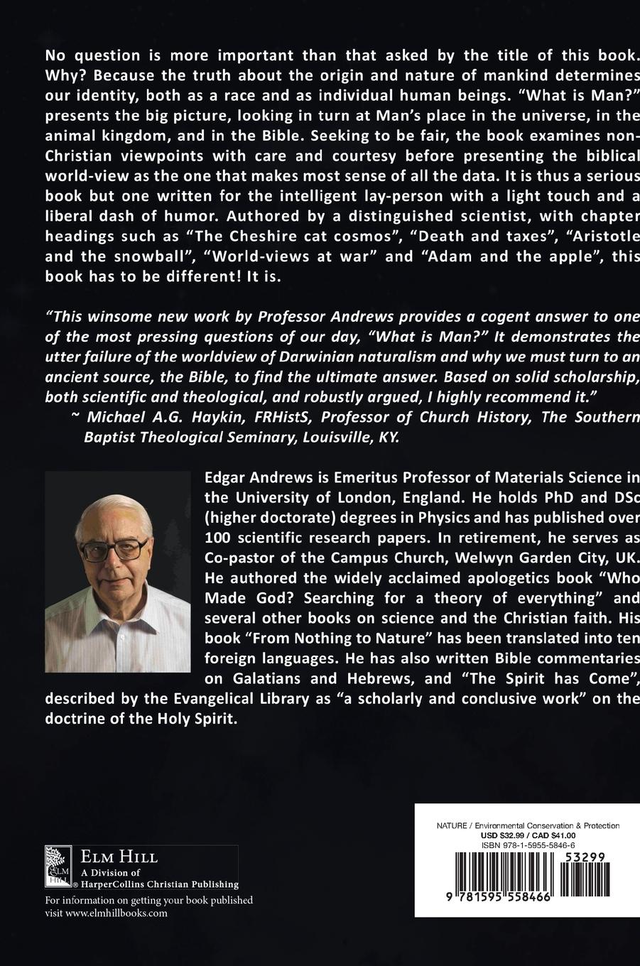 Rückseitencover The What Is Man?