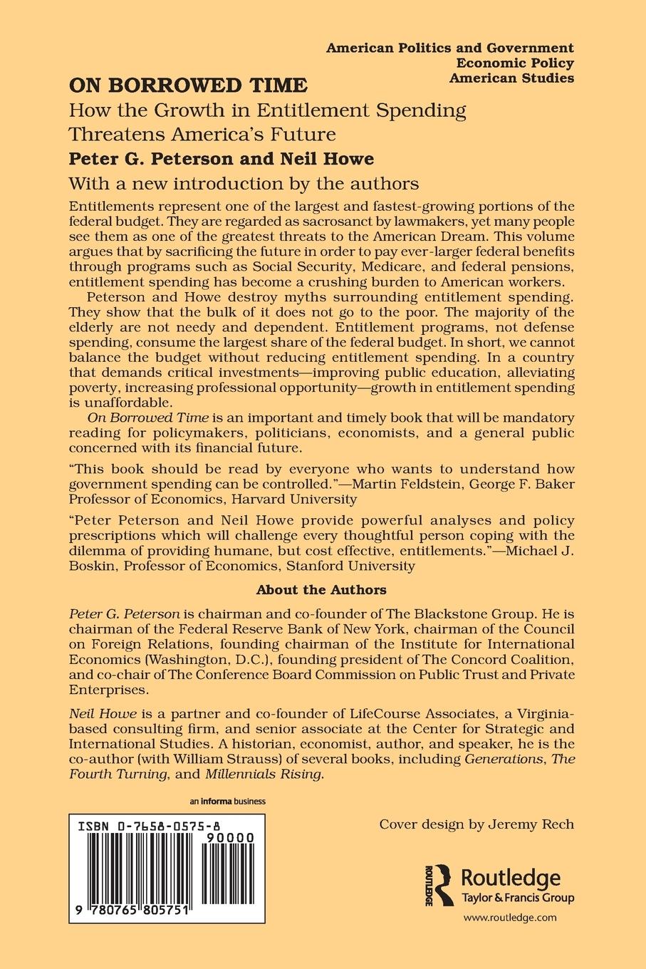 Rückseitencover On Borrowed Time