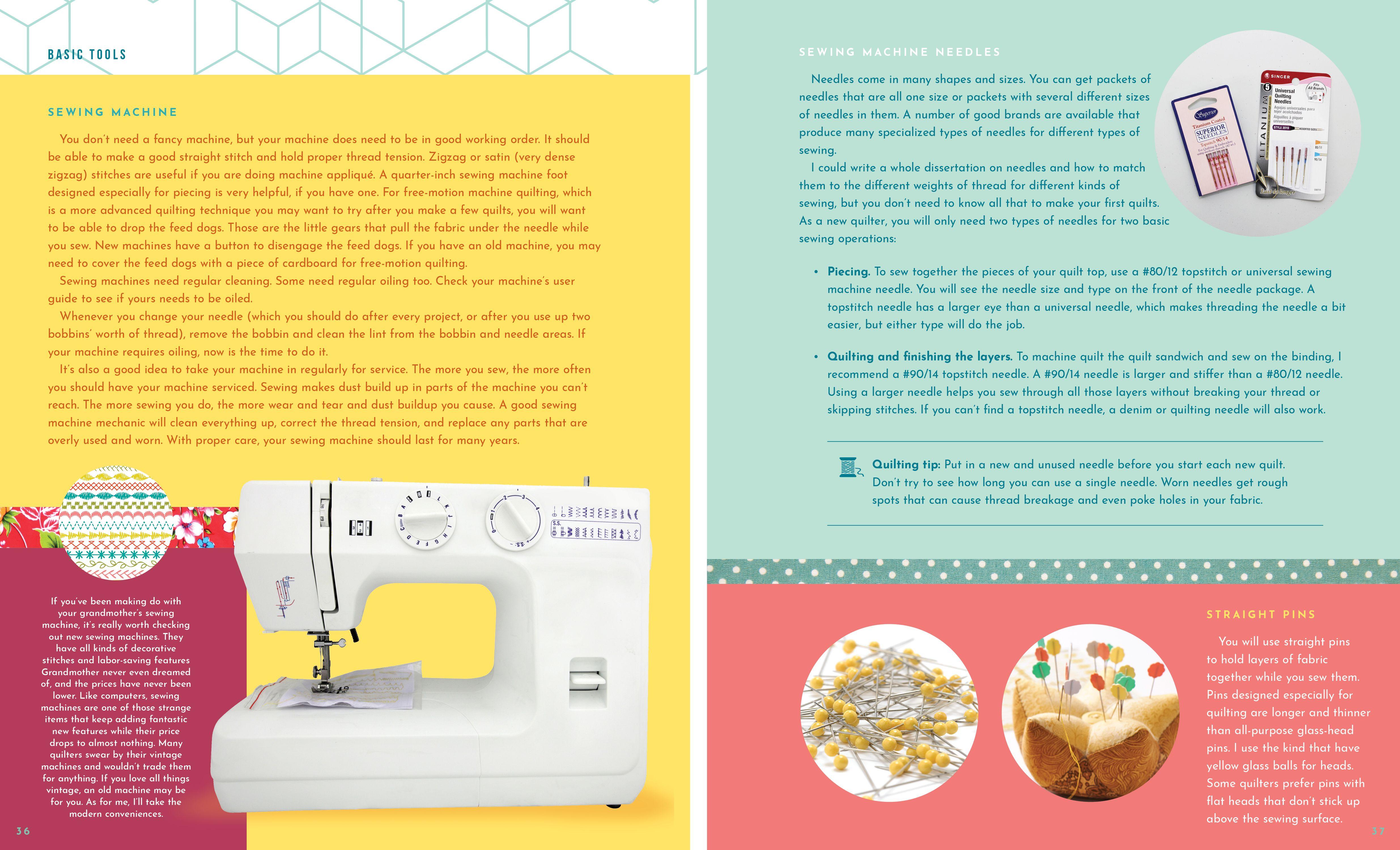 Beispielinhalt (Bild) A Beginner's Guide to Quilting