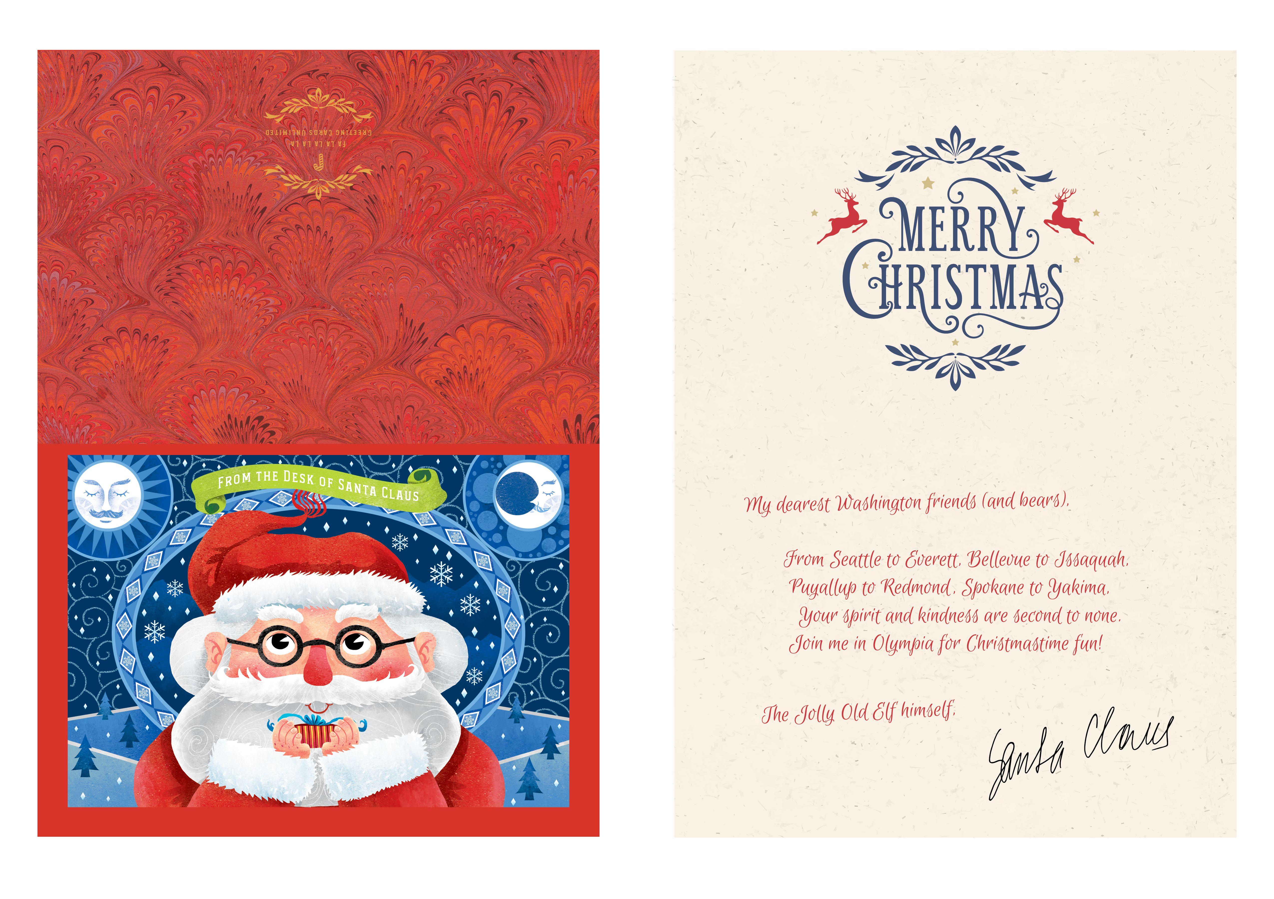 Beispielinhalt (Bild) Dear Santa, Love, Washington