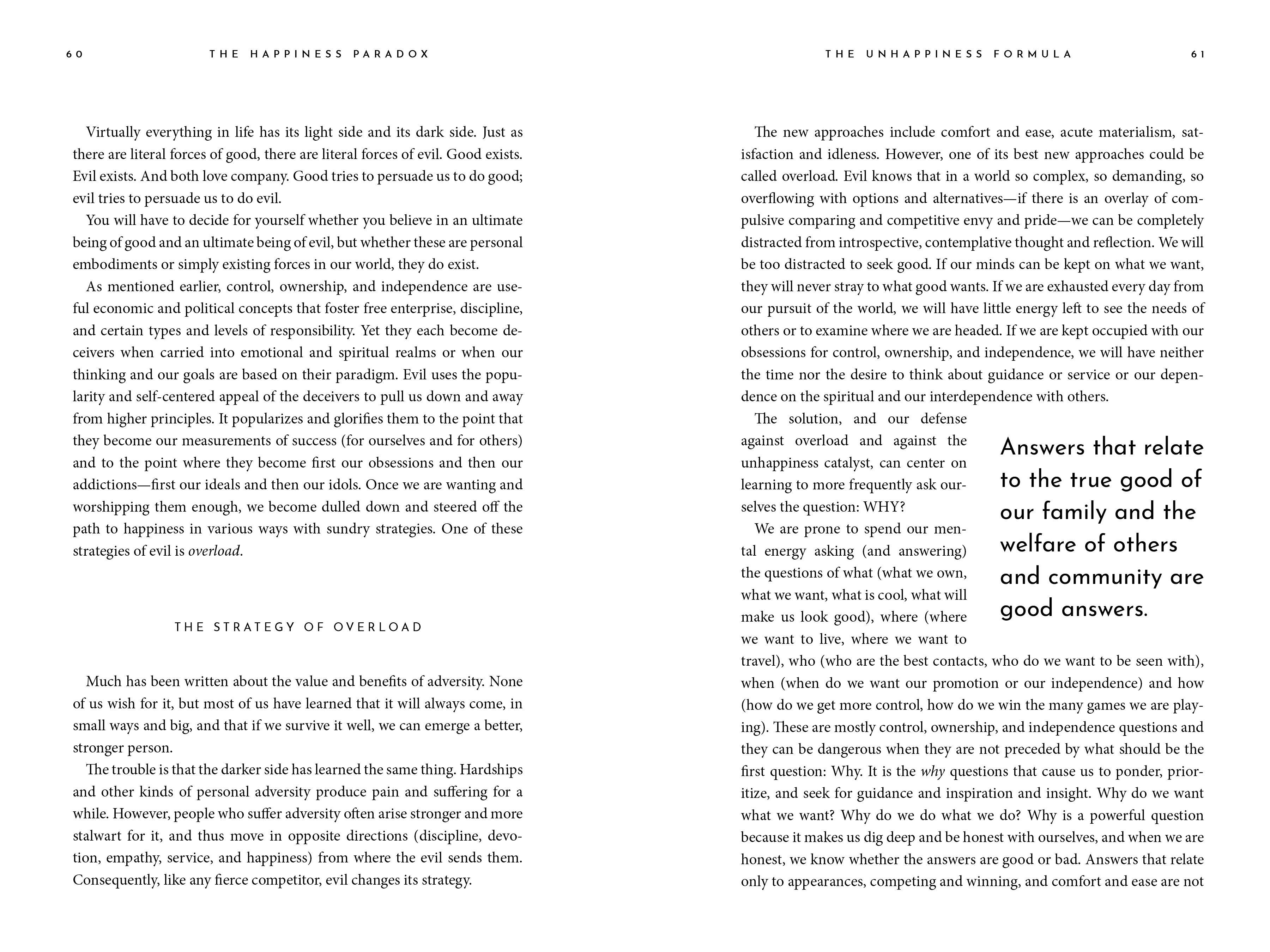 Beispielinhalt (Bild) The Happiness Paradox the Happiness Paradigm