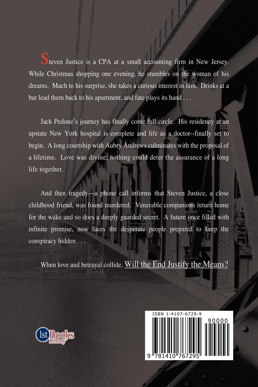 Rückseitencover Justify the Means