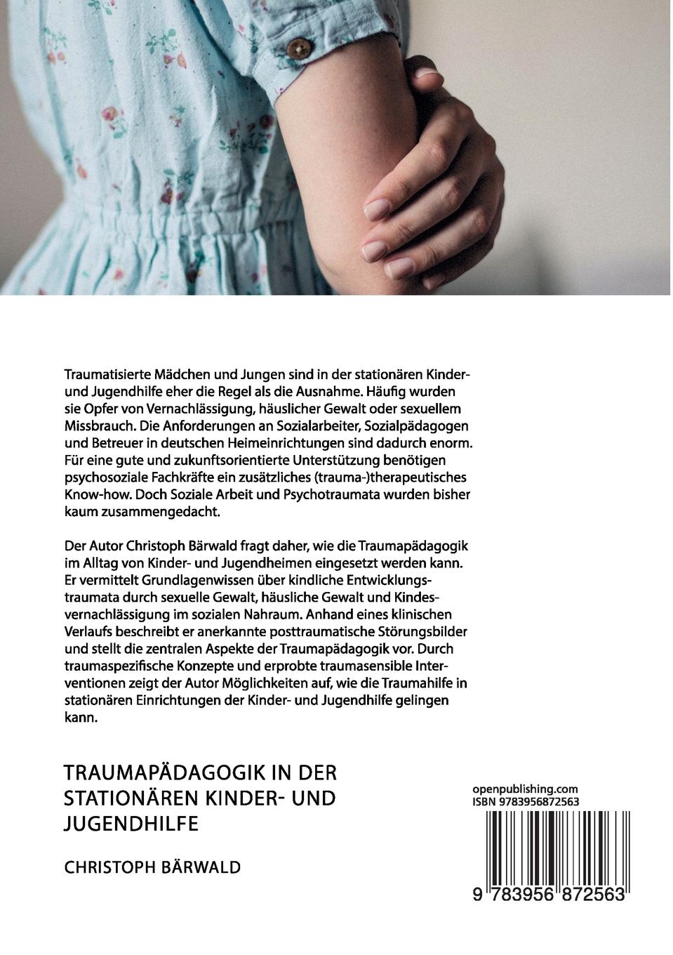 Rückseitencover Traumapädagogik in der stationären Kinder- und Jugendhilfe