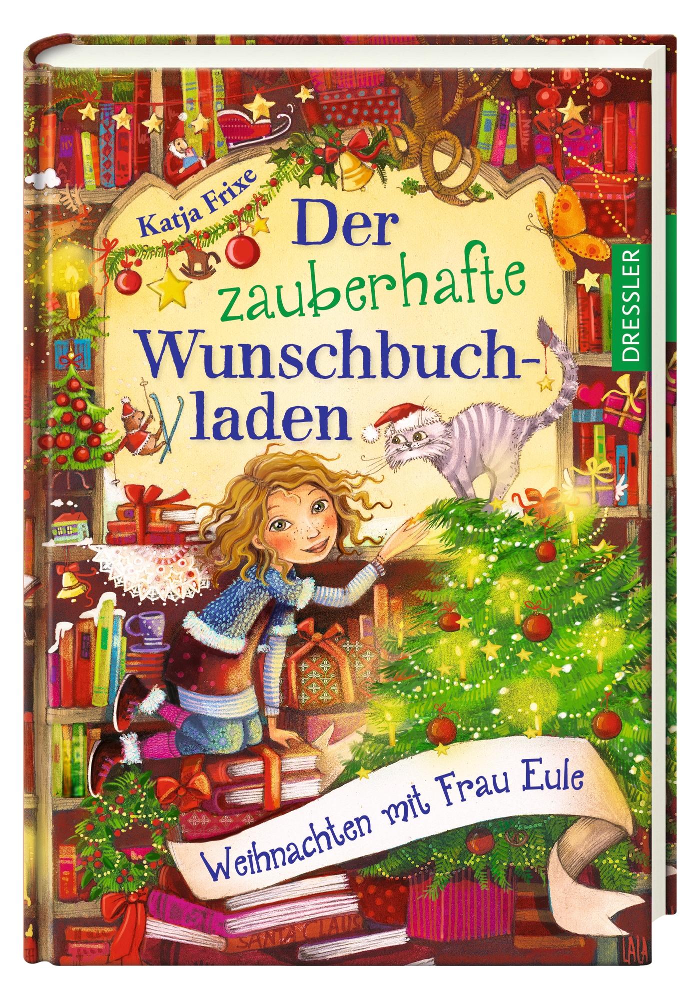 Beispielinhalt (Bild) Der zauberhafte Wunschbuchladen. Weihnachten mit Frau Eule