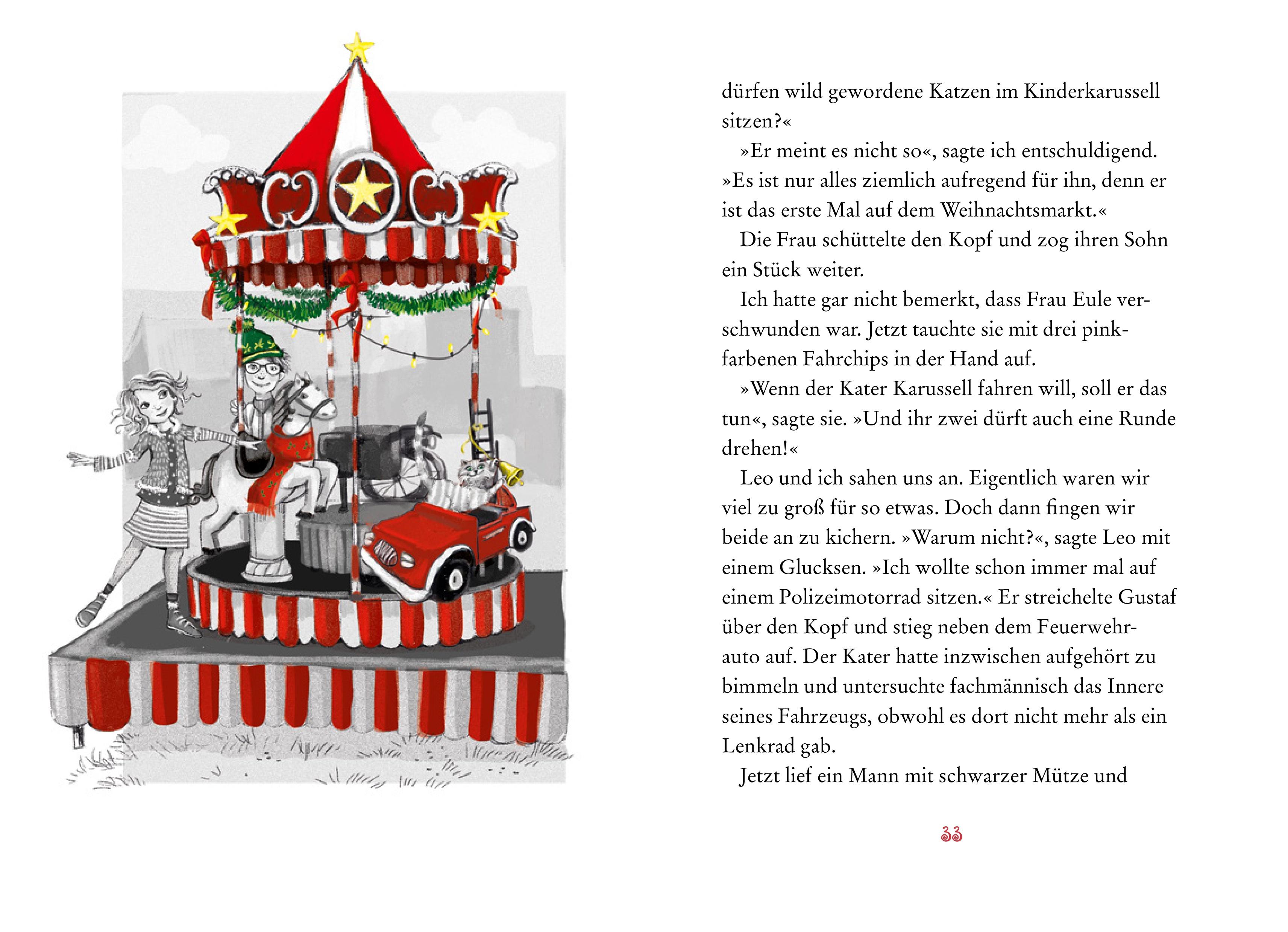 Beispielinhalt (Bild) Der zauberhafte Wunschbuchladen. Weihnachten mit Frau Eule