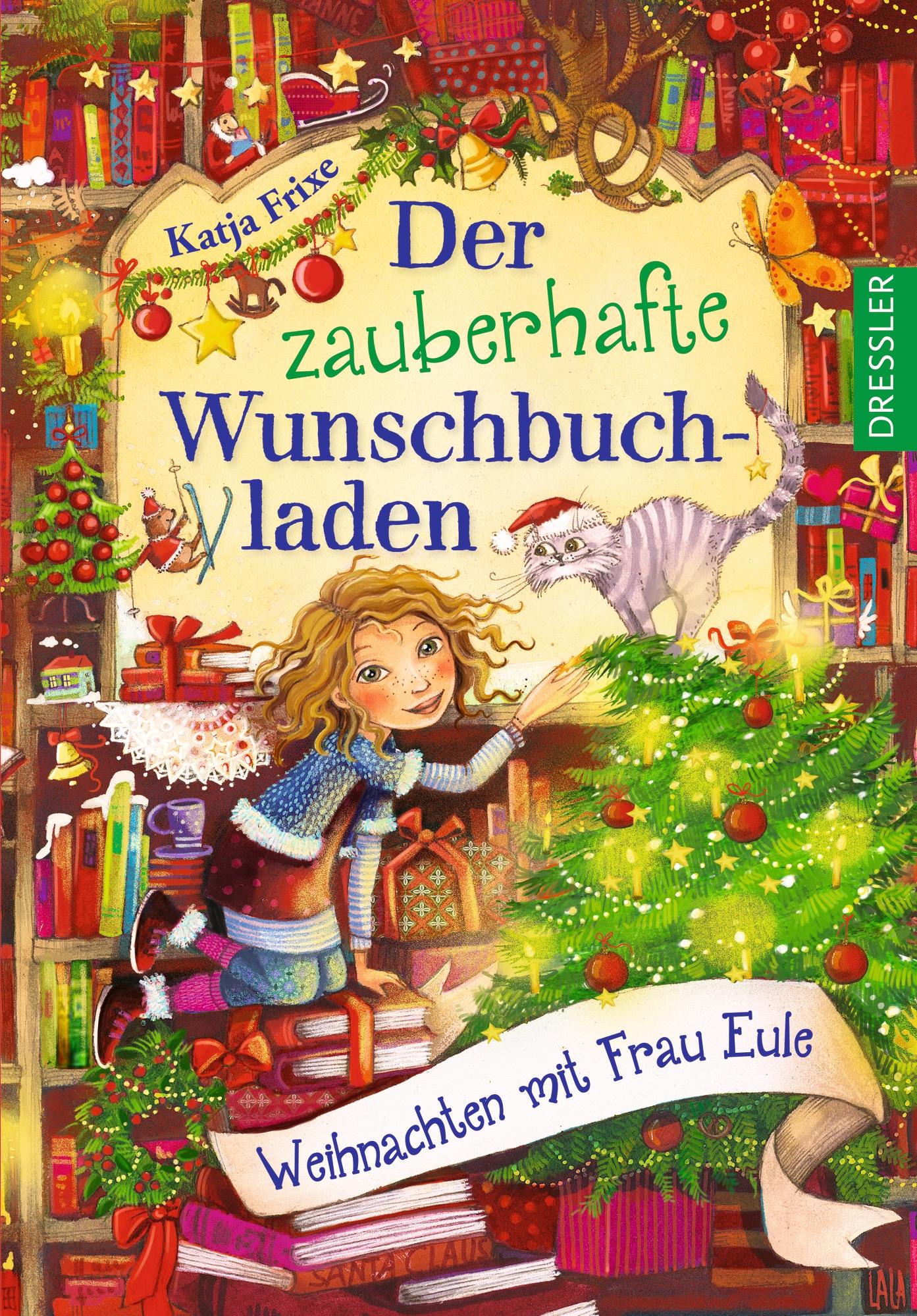 Vorderes Coverbild Der zauberhafte Wunschbuchladen. Weihnachten mit Frau Eule