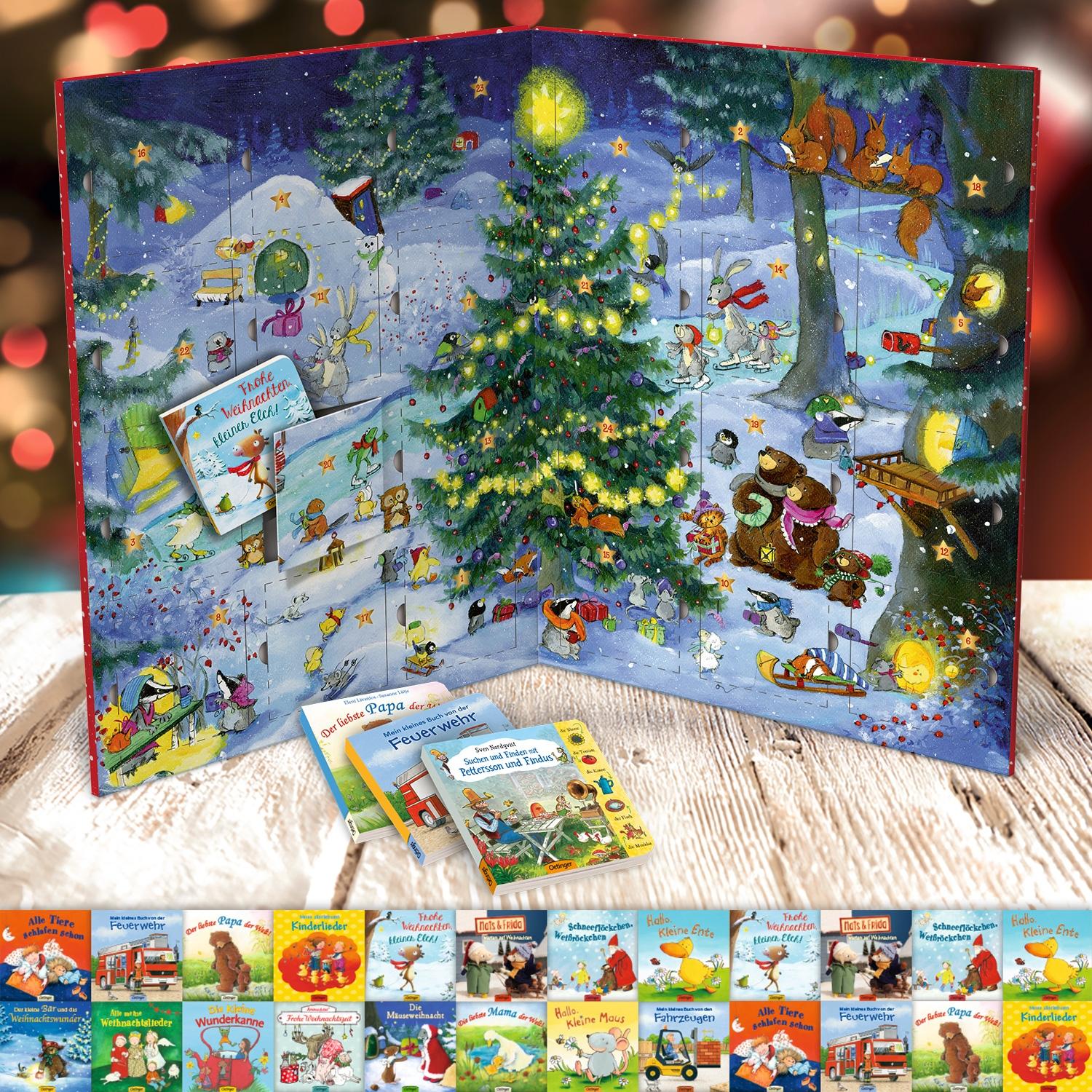 Beispielinhalt (Bild) Mein allererster Adventskalender