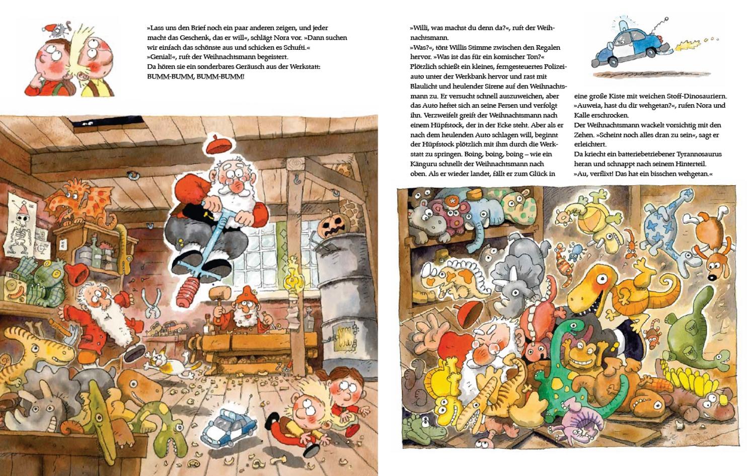 Beispielinhalt (Bild) Zauberspuk beim Weihnachtsmann