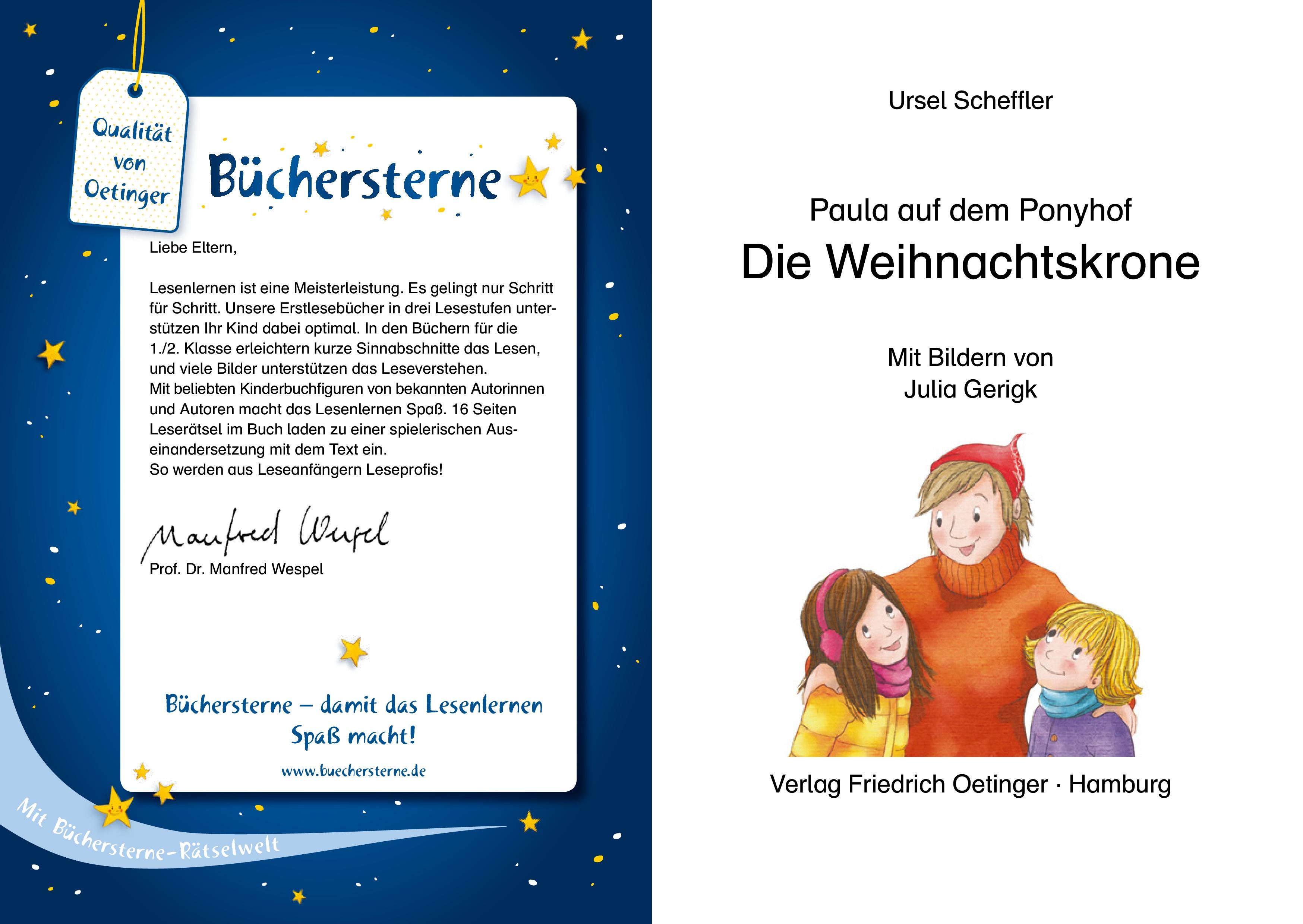 Beispielinhalt (Bild) Paula auf dem Ponyhof