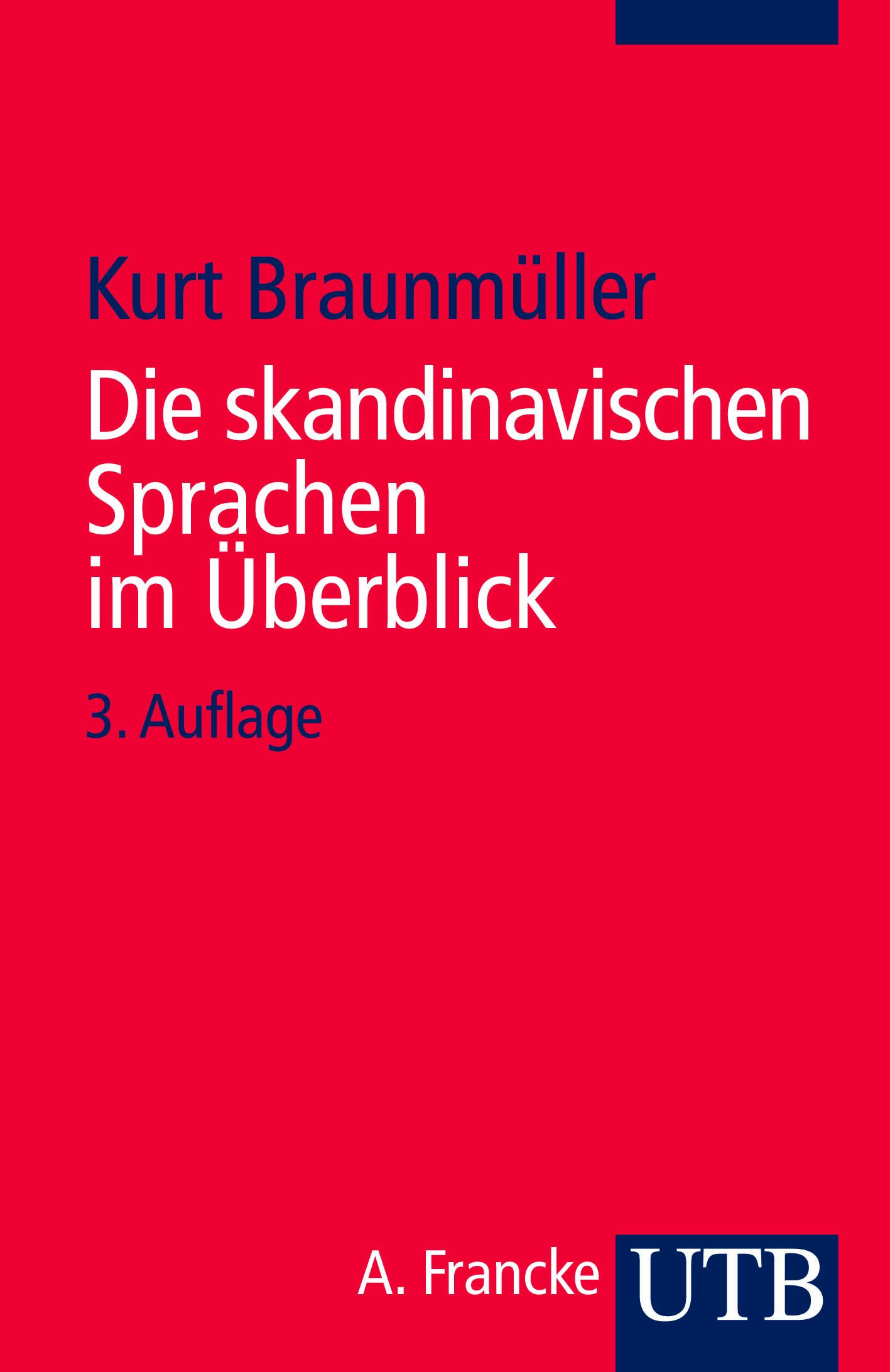 Vorderes Coverbild Die skandinavischen Sprachen im Überblick