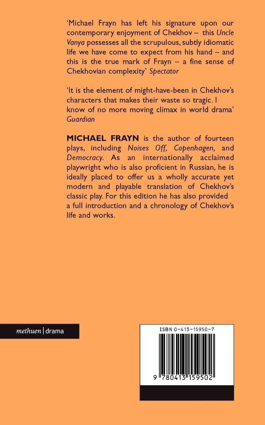 Rückseitencover Uncle Vanya