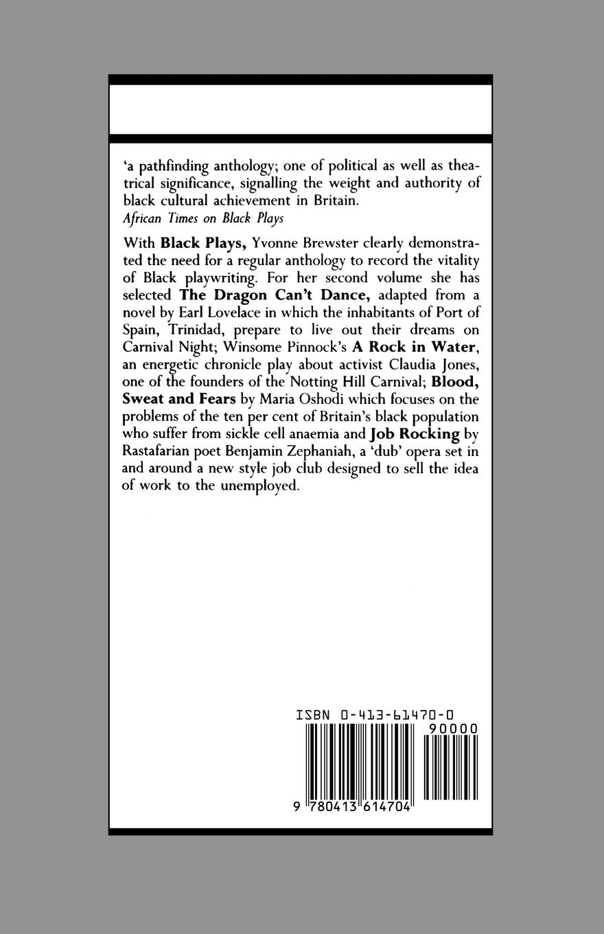 Rückseitencover Black Plays