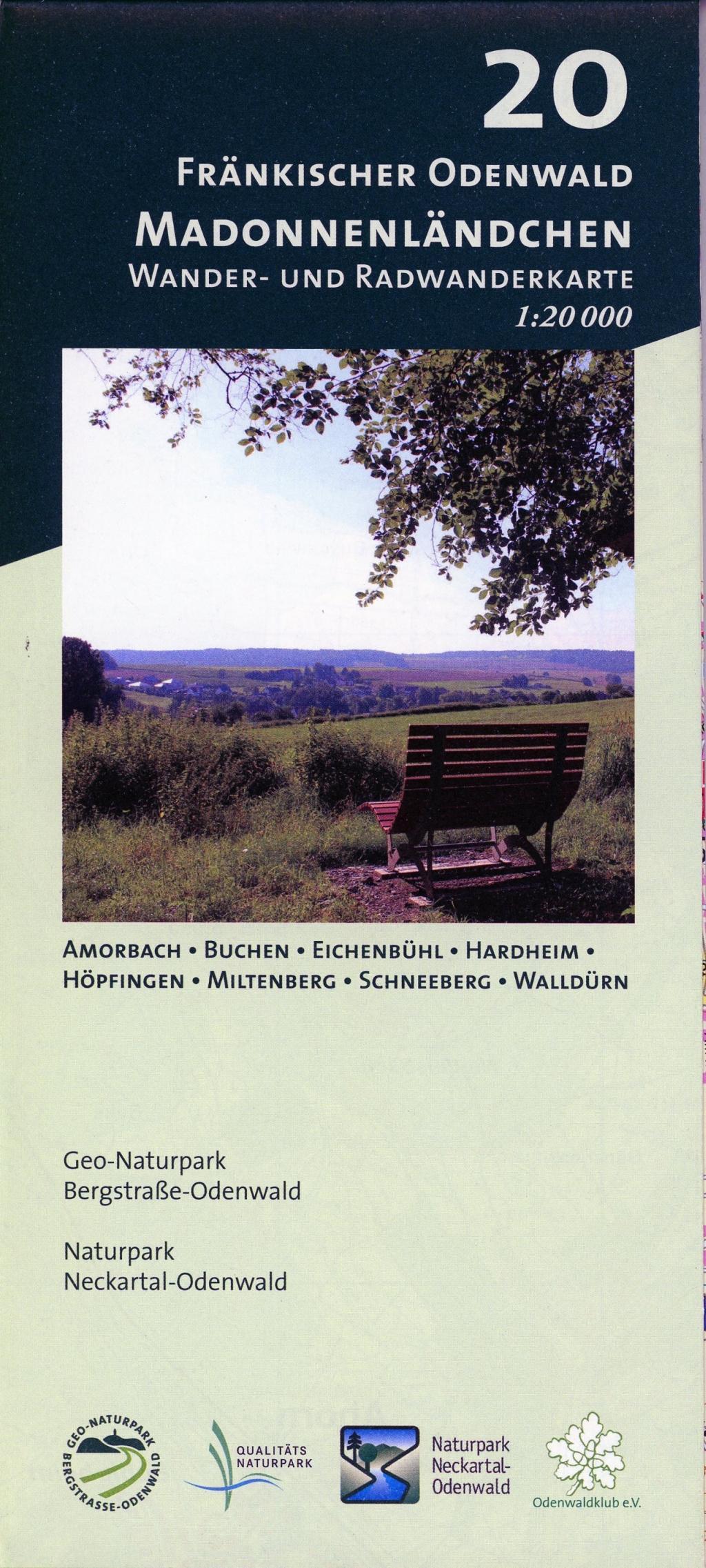 Vorderes Coverbild Fränkischer Odenwald - Madonnenländchen 1:20.000