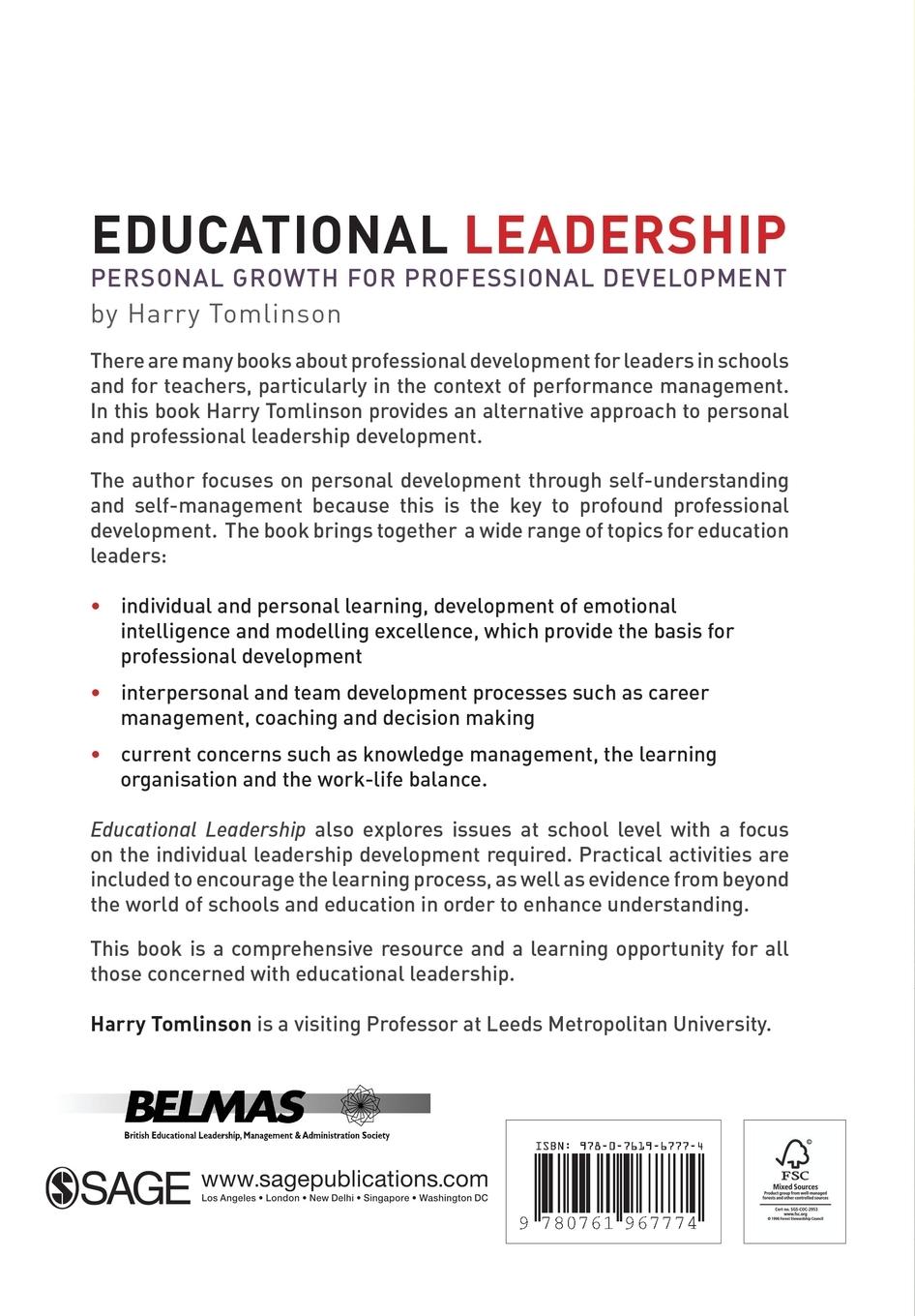 Rückseitencover Educational Leadership
