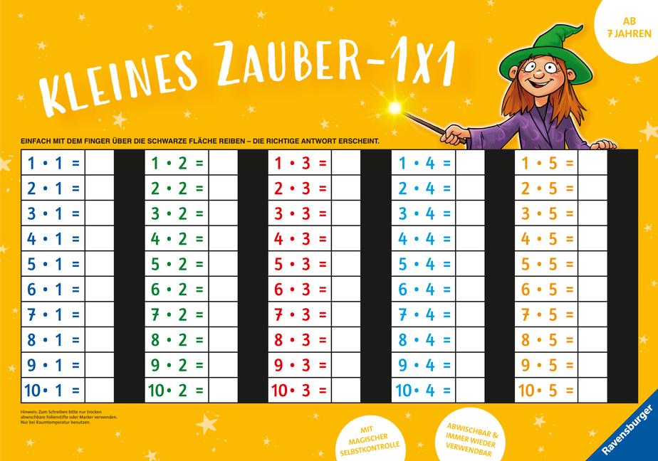 Vorderes Coverbild Zaubertafel: Kleines Zauber-1x1