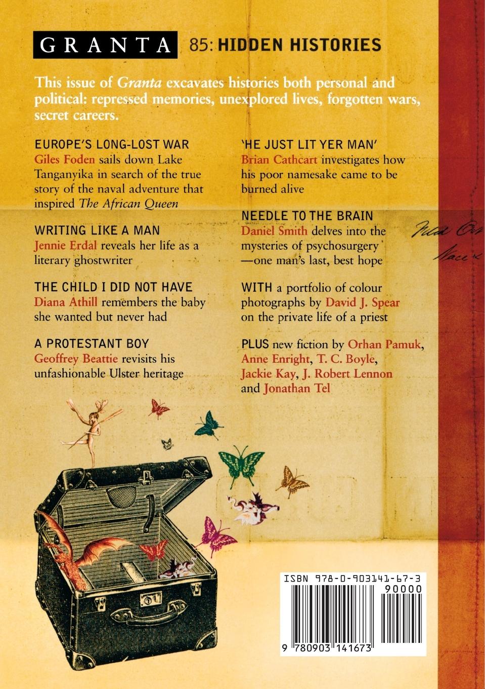 Rückseitencover Granta 85