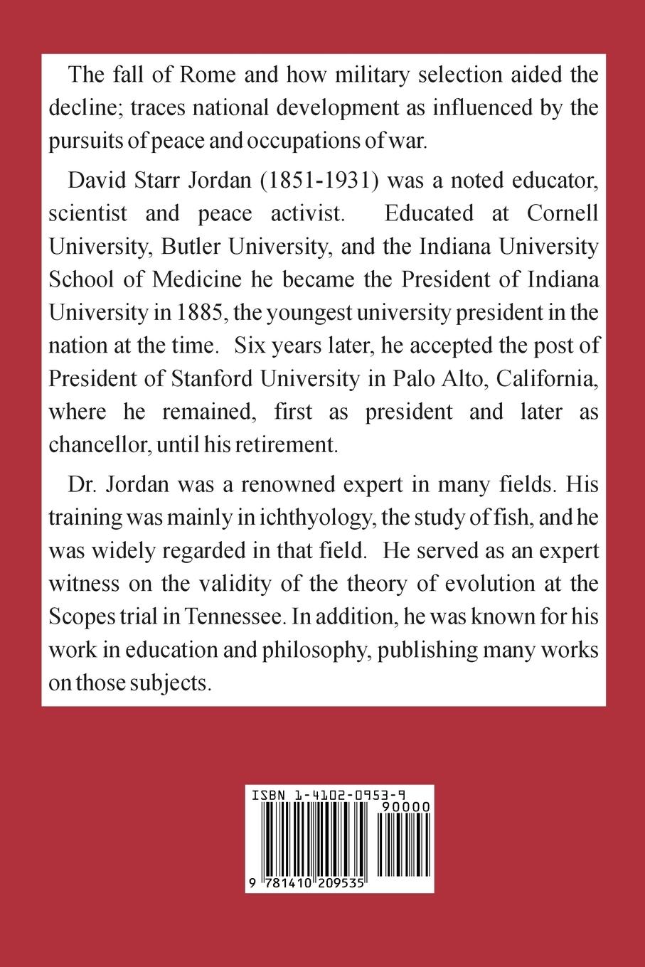 Rückseitencover The Blood of the Nation