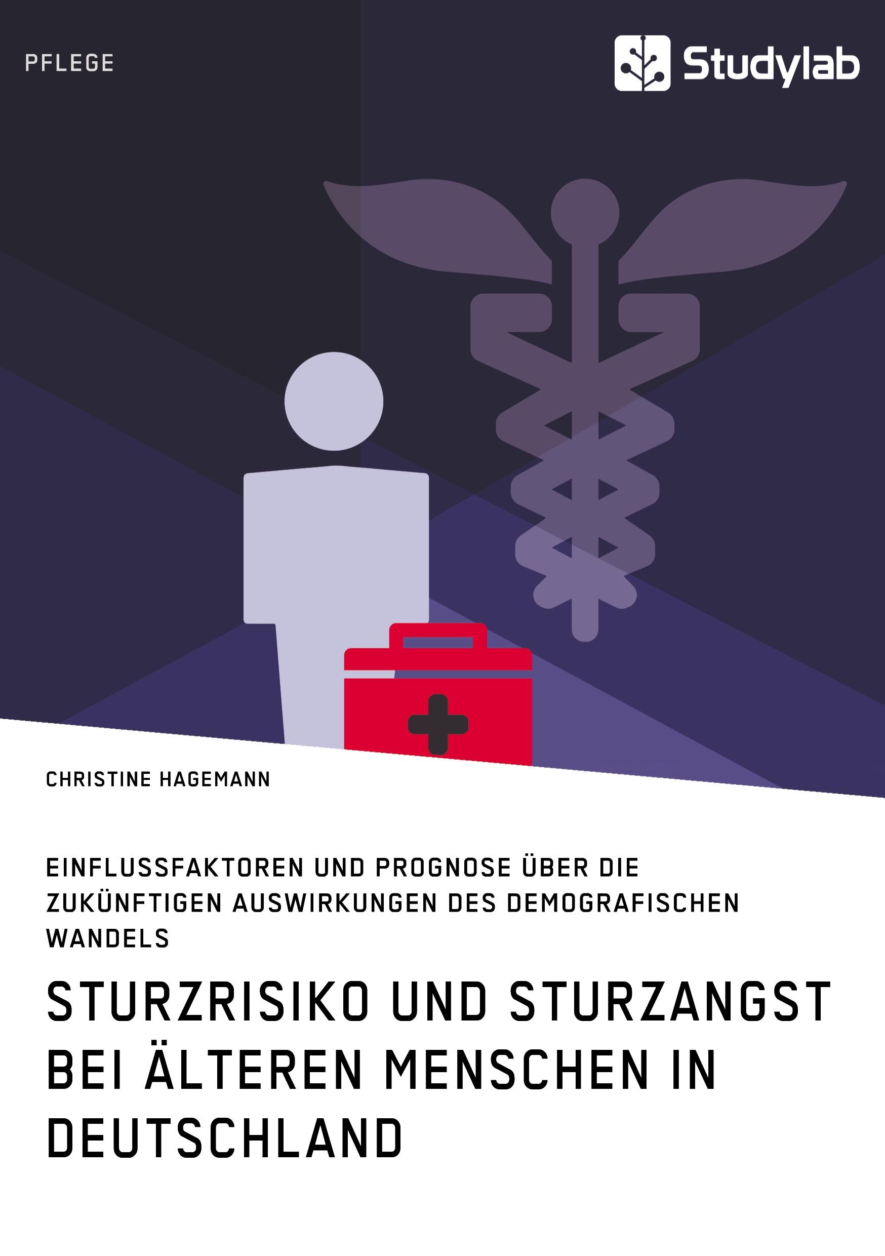Vorderes Coverbild Sturzrisiko und Sturzangst  bei älteren Menschen in Deutschland