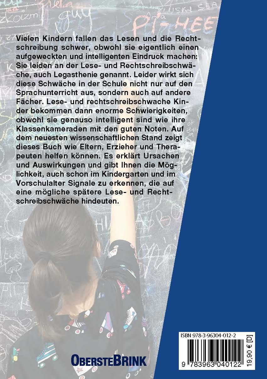 Rückseitencover Neue Strategien gegen Legasthenie