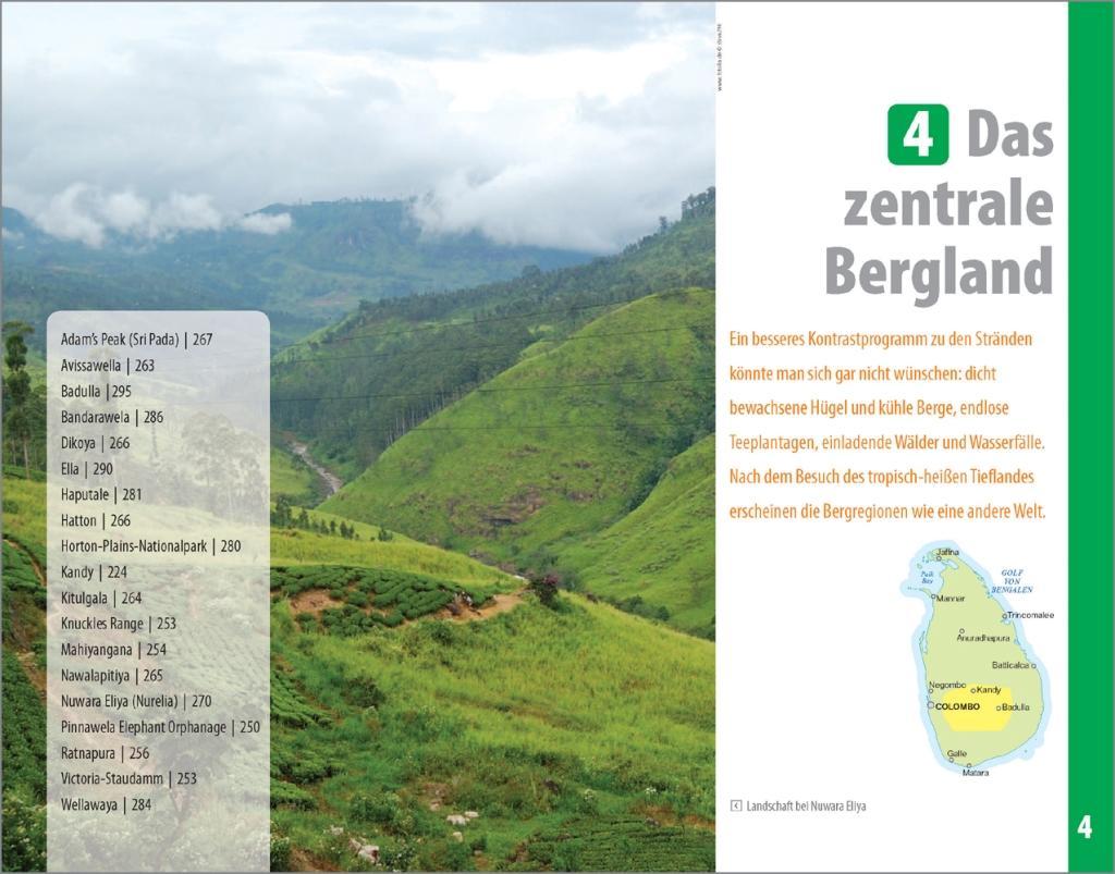 Beispielinhalt (Bild) Reise Know-How Reiseführer Sri Lanka